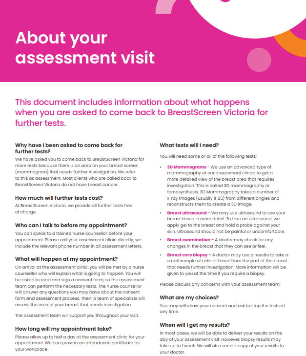 About your assessment visit May 2023 thumbnail