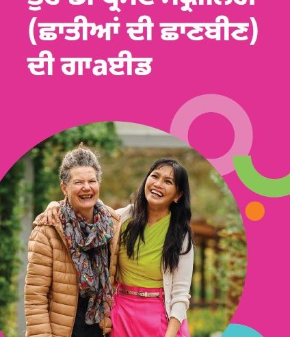 Your breast screen guide punjabi cover