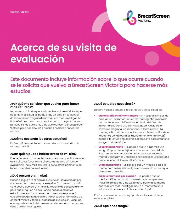 Spanish assessment visit 