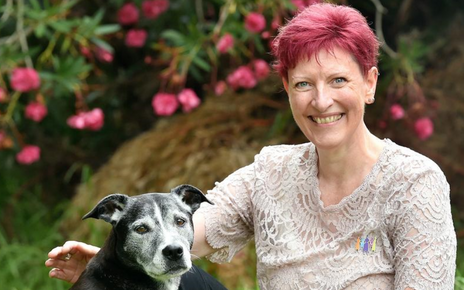 BSV news Natalie and dog Boris