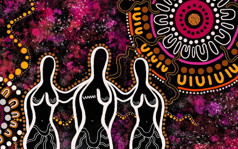 Close the Gap Aboriginal shawl design website 1