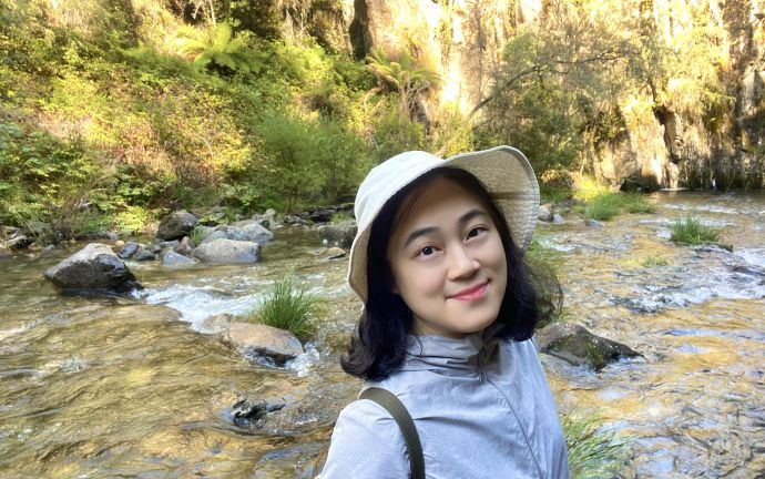 Gracy Bilingual Health Promotion Officer on Holiday at Mount Beauty Gorge