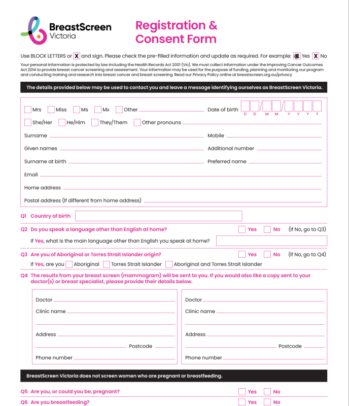 registration consent form cover 2